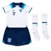 Tanie Strój piłkarski Anglia Bukayo Saka #17 Koszulka Podstawowej dla dziecięce MŚ 2022 Krótkie Rękawy (+ szorty)